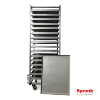 platenwagen RVS 80 x 60 cm