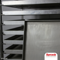 platenwagen RVS 80 x 60 cm