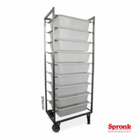 RVS grondstof bakwagen