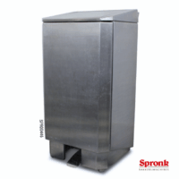 RVS afvalcontainer 120 liter Josto