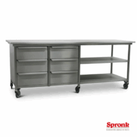 v 't Wout werkbanken, RVS