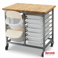 v 't Wout werkbanken, RVS