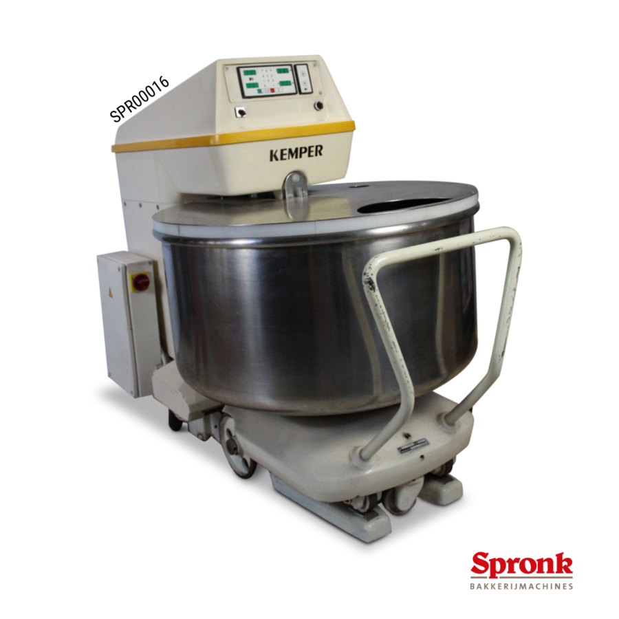 Uitrijdbare spiraaldeegkneder, Kemper-type ST 125 AE