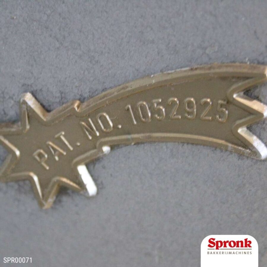 Grubelnik Kaiser stempelmachine, type Komet 250