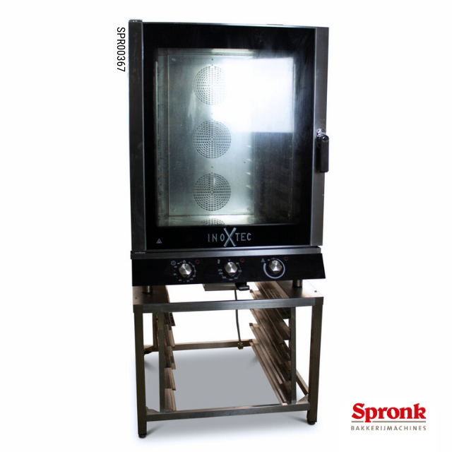 Inoxtex heteluchtoven 10 platen