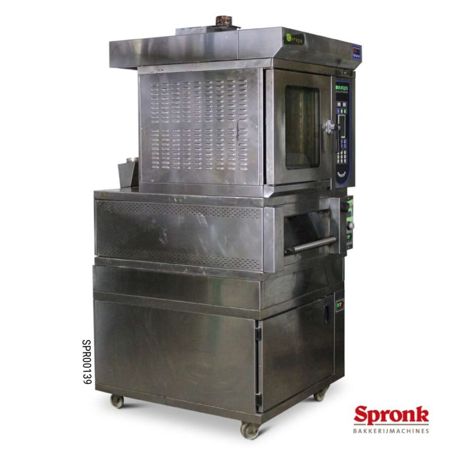 Inschiet en heteluchtoven. Europa-type 5 etages