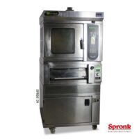 Inschiet en heteluchtoven. Europa-type 5 etages