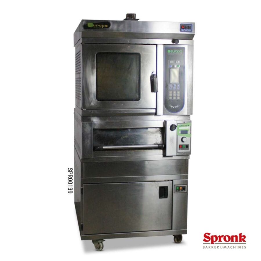 Inschiet en heteluchtoven. Europa-type 5 etages