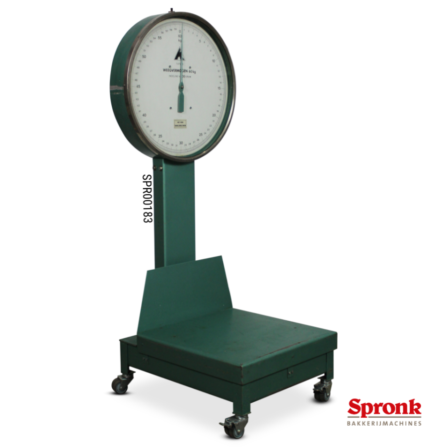 Klok Bascule weegschaal