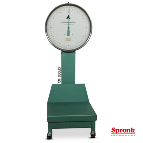 Klok Bascule weegschaal