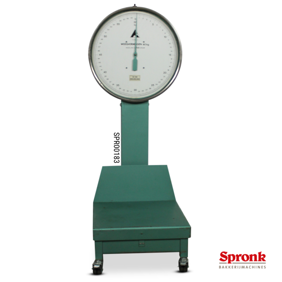 Klok Bascule weegschaal