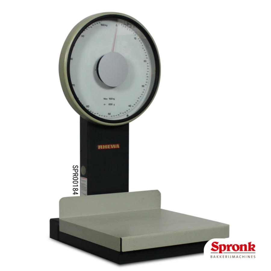 Klok bascule weegschaal