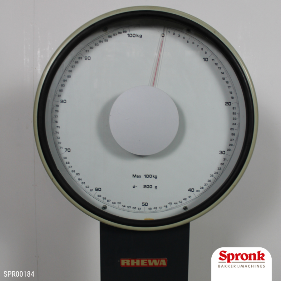 Klok bascule weegschaal