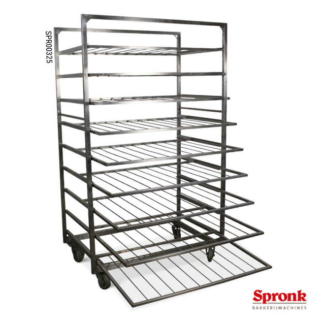 Ovenwagen voor broodkoppels 9 etages, V 't Wout