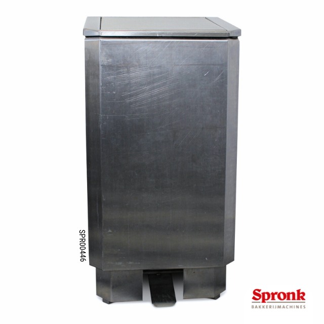SPR00446-1-Afvalbak-4.png RVS afvalcontainer, Josto-type 120 liter