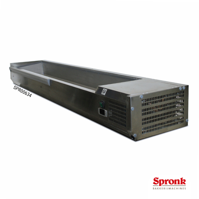 Opzetkoeling, Gastro-Inox-type 9x GN1/3 met deksel