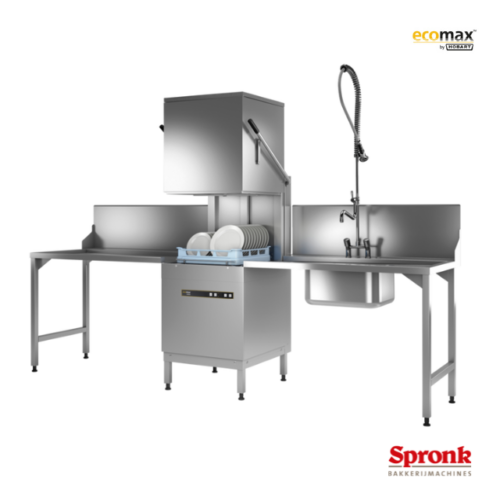 Hobart-UXTLHA-gereedschappenwasmachine-website Doorschuif vaatwasmachine, Hobart-type Eco H604 10B (Basic Model)