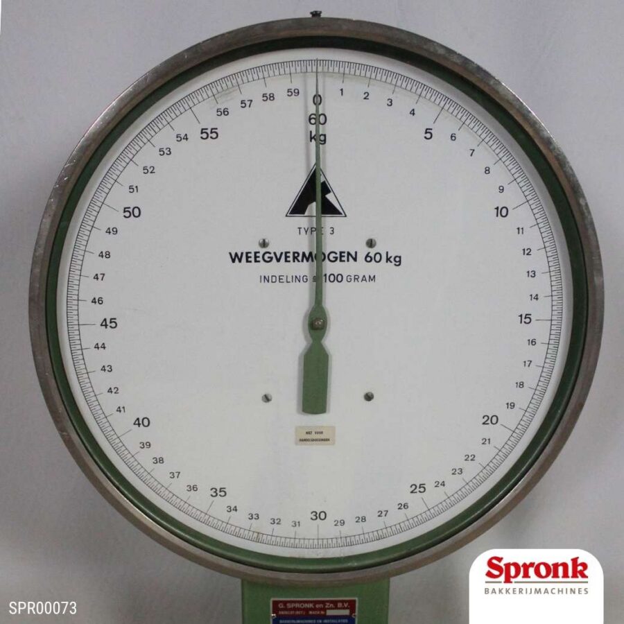 SPR00073-2 industriële weegschaal, Import- K type 3