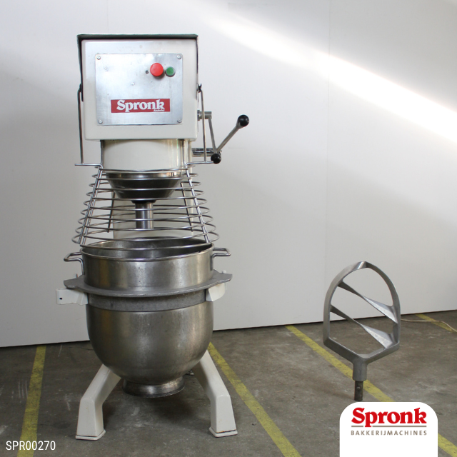SPR00270-2-Deegkneder-60-ltr Planeetmenger, Bear-type 60 liter