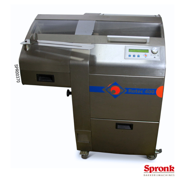 SPR00370-1-Broodsnijmachine-Rotec-400 Broodsnijmachine, Rego-type Rotec 400
