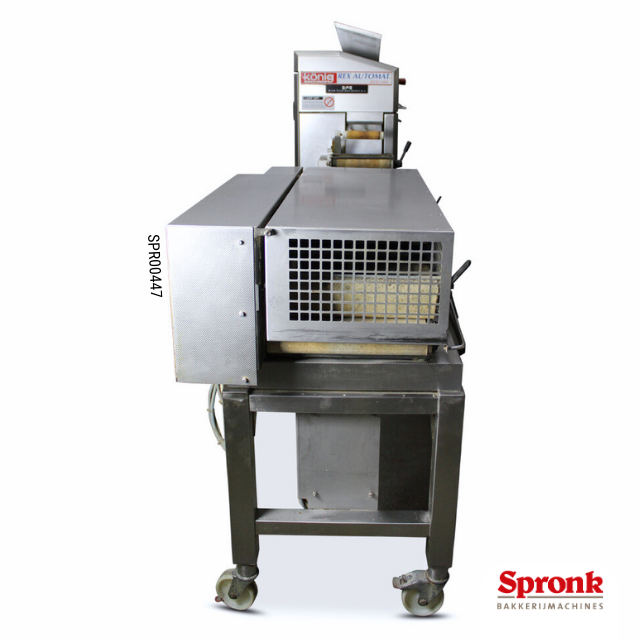SPR00447-4-Kleinbroodmachine Kleinbrooddeegverdeel- en opbolmachine, König-type Mini REX 4000