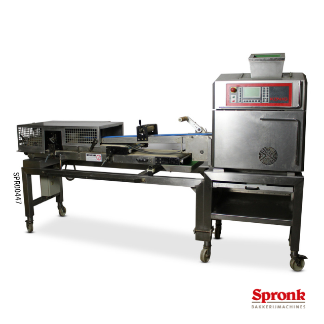 Kleinbrooddeegverdeel- en opbolmachine, König-type Mini REX 4000