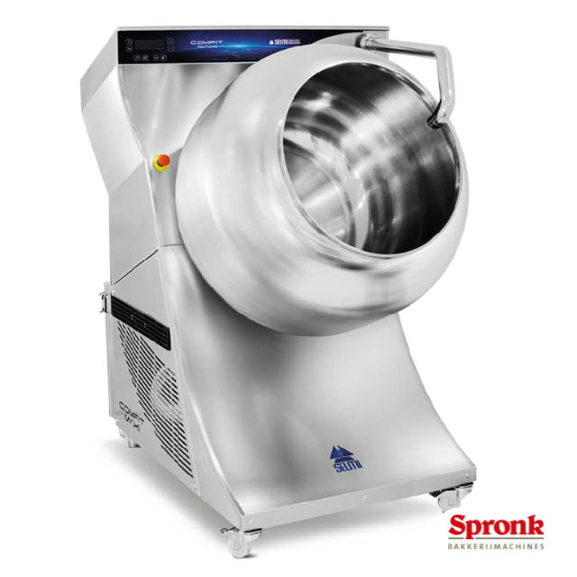 Selmi-Comfit-Maxi-chocolade-drageermachine-website-2 Selmi chocolade drageermachine, type Comfit Maxi