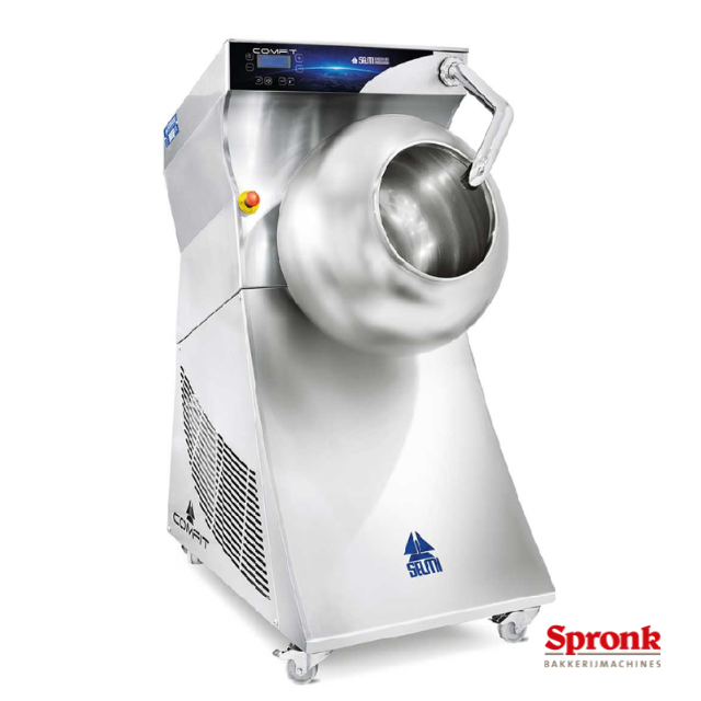 Selmi-Comfit-chocolade-drageermachine-website Selmi chocolade drageermachine, type Comfit