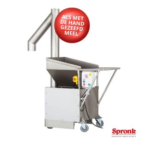 RVS Meelzeefmachine