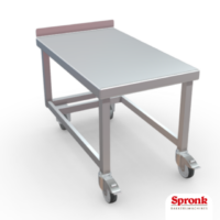van-t-Wout-werkbank-Diosna-SP-12D-2 RVS tafel, V 't Wout
