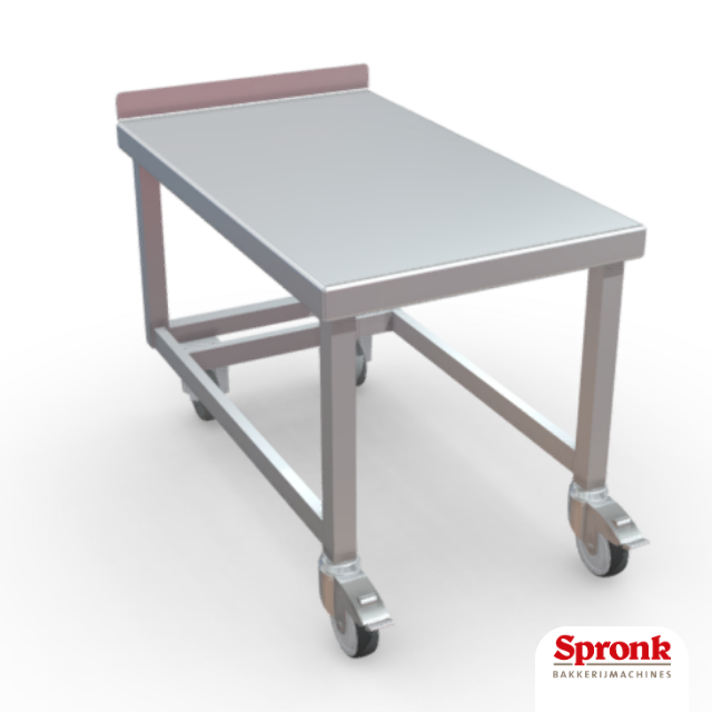 van-t-Wout-werkbank-Diosna-SP-12D-2 RVS tafel, V 't Wout