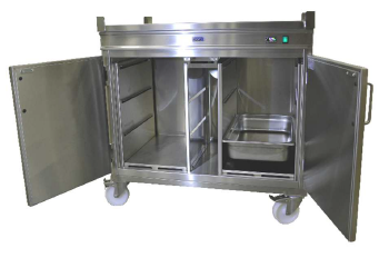 warmhoudkast RVS warmhoudkast voor de chocoladespuitcabine